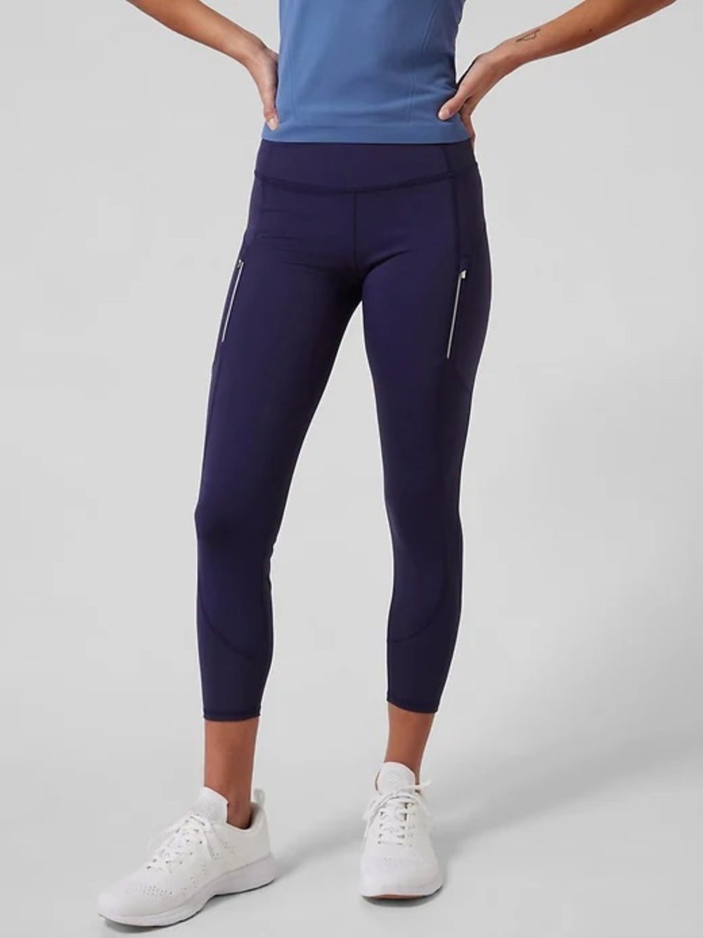 Athleta Rainier Tight‎ navy blue size xxs
